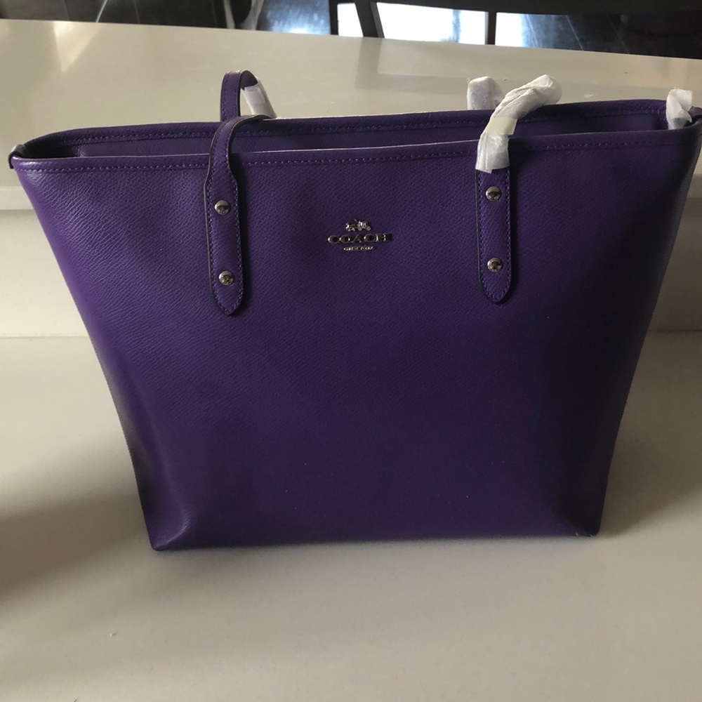 Brand new, never used coach zip tote